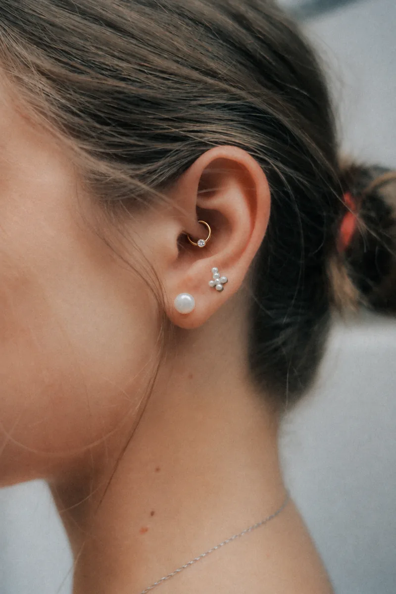 Daith piercing i øret